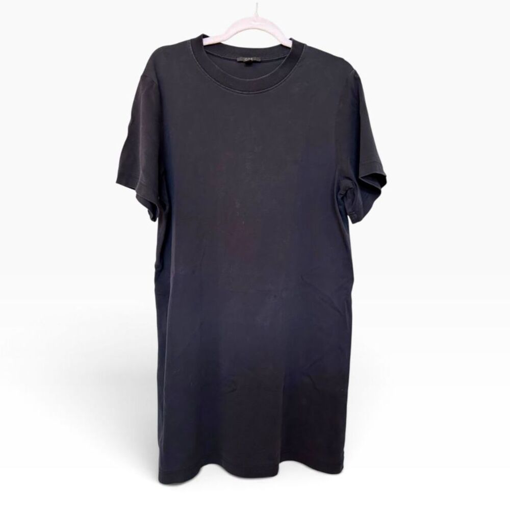 COS Black Cotton T Shirt Dress